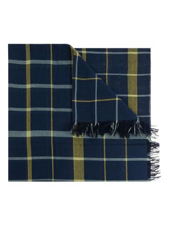 Homme Pliss&eacute; Issey Miyake cotton scarf - Blue