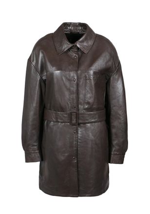 Freaky Nation Lederjacke FREAKY NATION Lecia-FN, Damen, Gr. XL(42), braun (coffee), 100% Leder, Jacken Lederjacke