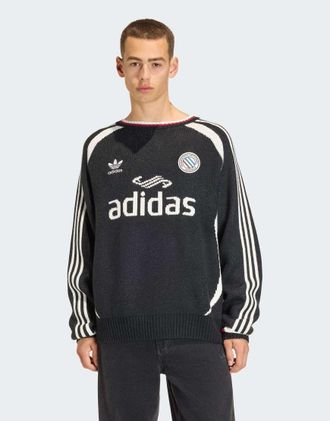 adidas Originals Adicolor Blokecore - Maglione unisex nero