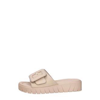 Tamaris Schoenen, Dames, Beige, 42 EU, Leer, Open Teen