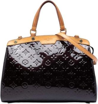 Louis Vuitton Pre-owned Brea PM - Dames - Vintage Handtas - Paars - ONE Size - Leer - Vintage