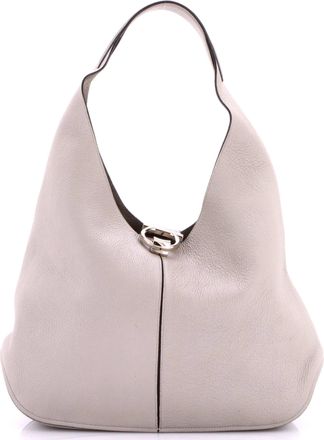Ferragamo Gancini Margot Hobo Leather
