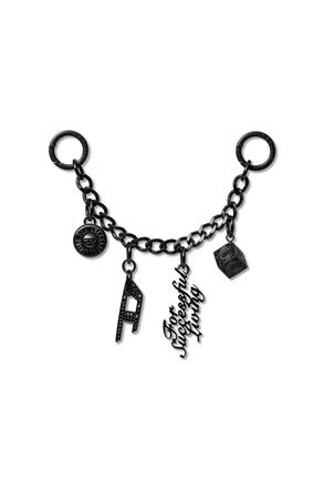 Diesel Charm Thin Silver - Universal straps - Unisex - Black