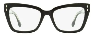 Isabel Marant Cat-Eye Blue Block Eyeglasses - Black