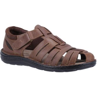 Hush Puppies Albert Leather Mens Tan Sandals - Size UK 7