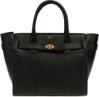 Mulberry Shopping Small Zipped Bayswater - Dames - Shoppers - Zwart - ONE Size - Leer - Tassen