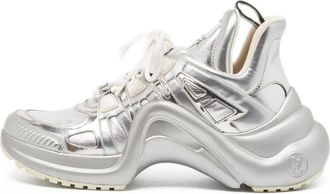 Louis Vuitton Sneakers con design a inserti - Argento