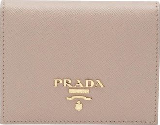 Prada Wallets & Cardholders, female, Pink, Size: ONE SIZE Prada Wallets Powder