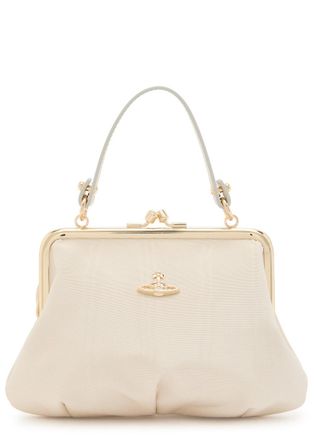 Vivienne Westwood Granny Frame Woven Purse - Cream - One Size