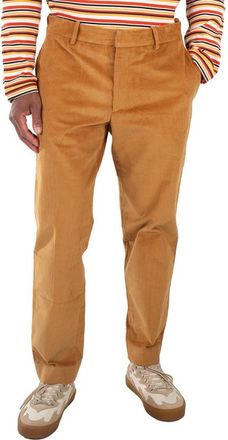 Moncler Logo Patch Corduroy Pants, Brand Size 48 (Waist Size 32)