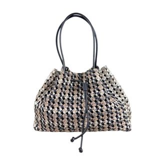 Borbonese Handbags, female, Multicolor, Size: ONE SIZE La Nido Borsa Shopping L