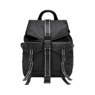 Ganni Backpack - female - Ganni - Backpacks - Black - ONE SIZE - Bags