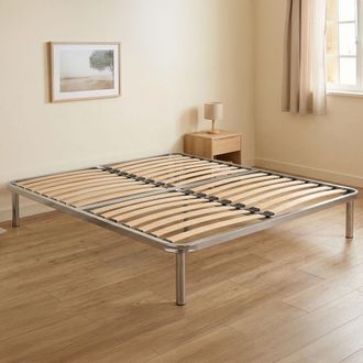 Talamo Italia Talamo Italia - Dmora - Somier Cuadrado Y Medio Dabati, Somier Ortop&eacute;dico De L&aacute;minas, 100% Made In Italy, Cm 120x190h31