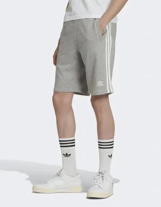 adidas Mens Adidas Originals 3S Mens Shorts Grey - Size: 32/30/31