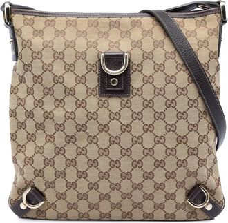 Gucci Pre-owned Gucci GG Canvas Abbey D Ring Crossbody Unisex SEN3LCX1Y4INJIKT