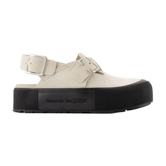 Alexander McQueen Colour-Block Leather Flat - Multicolor