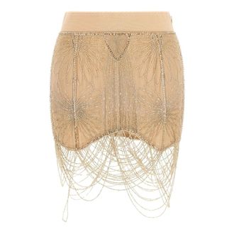 The Attico Minifalda - Skirts - Mujer - Beige - M