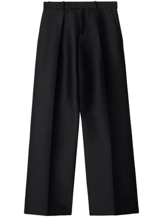 Burberry Pantaloni sartoriali dritti - Nero