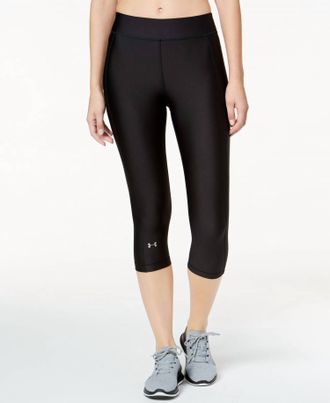 Under Armour Activewear Storm Capri Leggings In Black