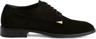 Giuseppe Zanotti Stwert Derby shoes - men - Suede/Leather/Leather - 41.5 - Black