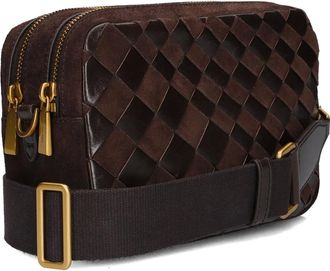 Michael Kors MD Dblzp CHN Camera Xbody - Dames - Tassen - Bruin - Maat: ONE Size Leer