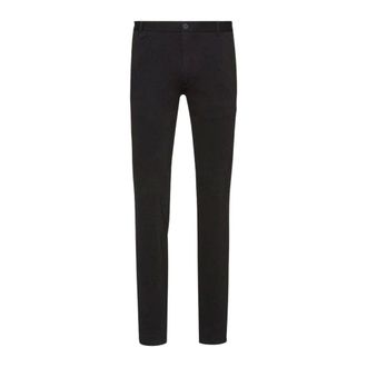 HUGO BOSS Slim-fit Broeken - Heren - Broeken - Zwart - Maat: L Viscose
