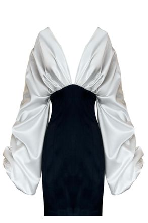 Gigii's Libre Luxus Dress Spider In Black-White