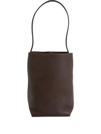 The Row N/S Park leren shopper - Bruin