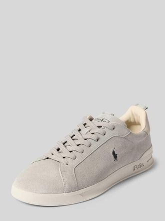 Polo Ralph Lauren Sneaker aus Leder-Mix in Dunkelblau, Gr&ouml;&szlig;e 40