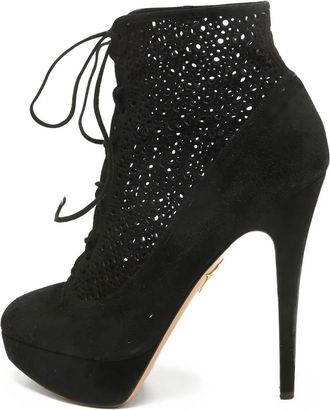 Charlotte Olympia Stivaletti con tacco a stiletto Pre-owned 150mm - Nero