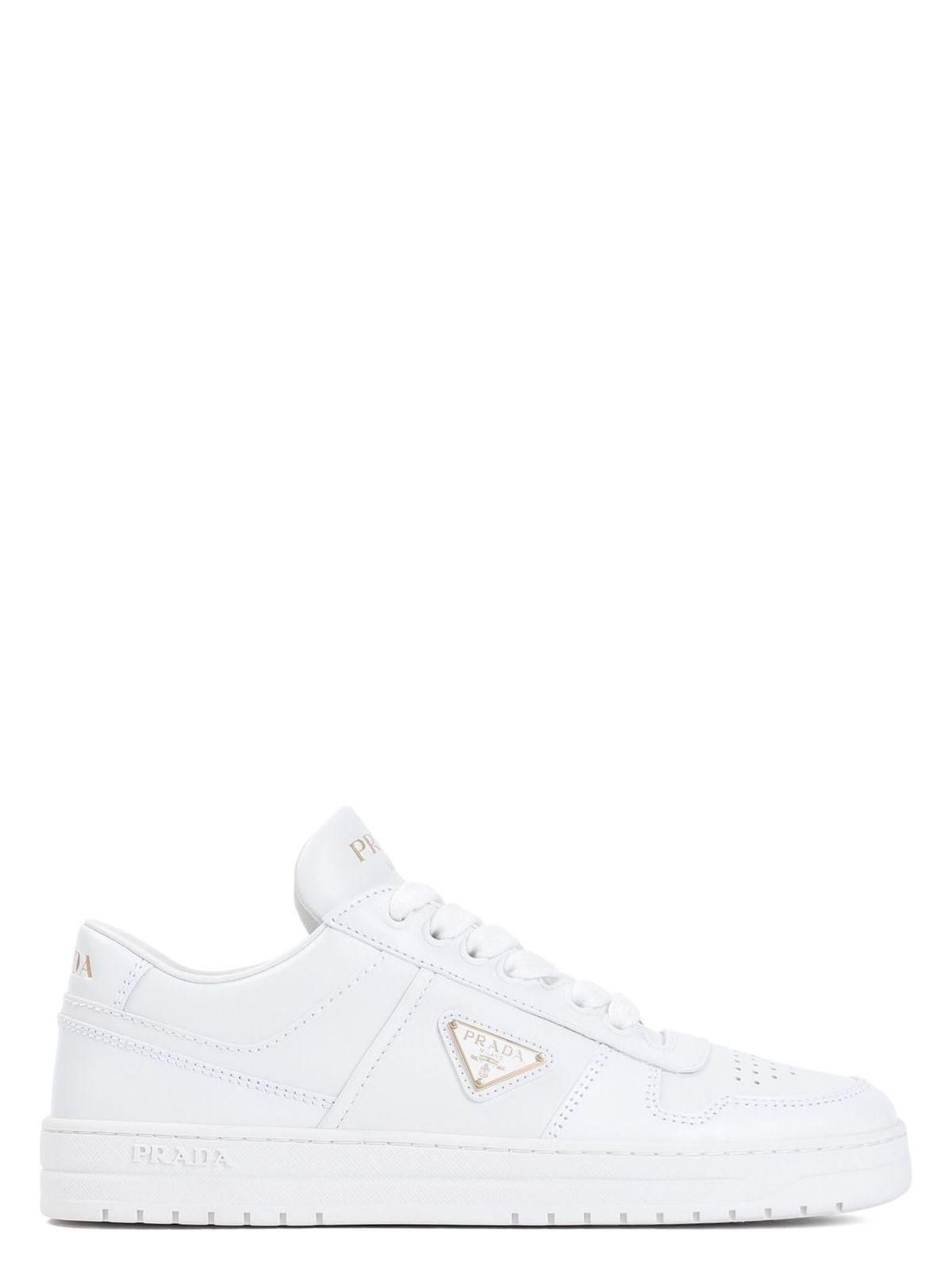 スニーカー PRADA WHITE NAPA LEATHER SNEAKERS Prada White Napa Leather Sneakers | italist