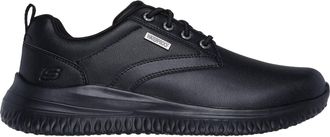 Skechers Skechers Mens Delson 3.0 Glavine Slip-On Sneakers, Black Leather, 12 UK
