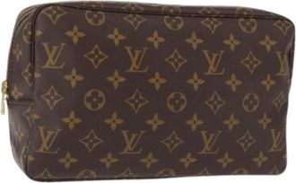Louis Vuitton Pre-owned Clutches, female, Brown, Size: ONE SIZE Pre-owned Canvas Clutch