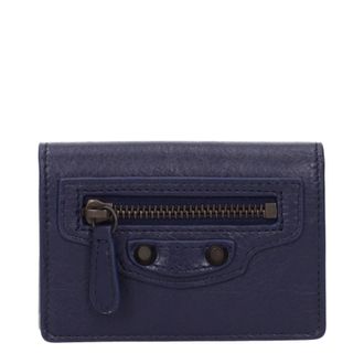 Balenciaga Portafoglio Balenciaga La pelle blu della citt&agrave; e il mare