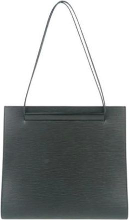 Louis Vuitton Vintage, unisex, Zwart, ONE Size, Leer, Pre-owned Shoulder Bag