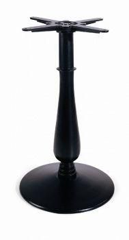 Netfurniture Seos Round Table Base - Black