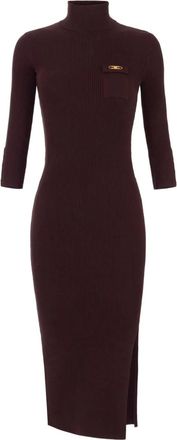 Elisabetta Franchi Abito a coste - Rosso