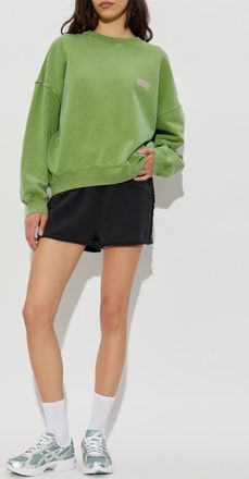 American Vintage Sweatshirt With Printed Logo, Womens, Green