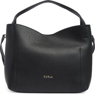Furla Petunia Hobo Shoulder Bag in Nero at Nordstrom Rack