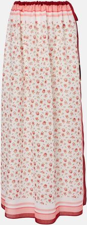 Dolce & Gabbana Floral cotton beach cover-up