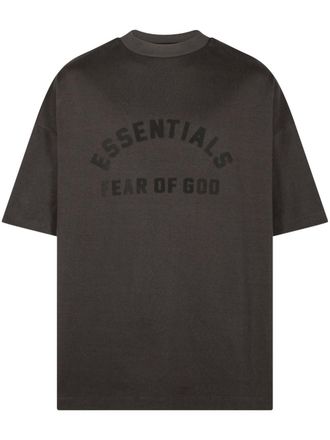 Fear of God T-shirt met logoprint - Bruin
