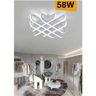 Trade Shop Trade Shop Traesio - Trade Shop - Plafoniera Da Soffitto Led 58 W Lampadario Moderno Luce 6500k 4000k 3000k C41-b