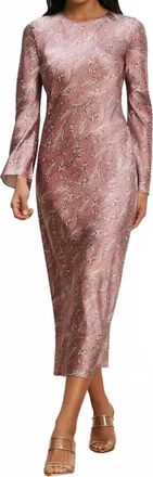 Veronica Beard Gemma Midi Dress In Orchid Haze Multi