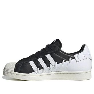adidas (WMNS) adidas Superstar Stitched - Black White GX3419