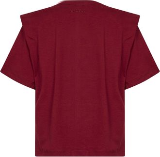 Isabel Marant Womens T-Shirt Zelitos Bordeaux Cotton T-Shirts & Jerseys