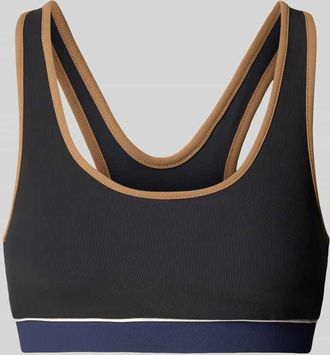 The Upside Racerback-Bustier mit Rundhalsausschnitt in Black, Gr&ouml;&szlig;e XS