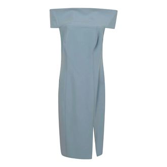 Ralph Lauren Party Dresses, female, Blue, Size: XS Woven-Bodycon-Dresses