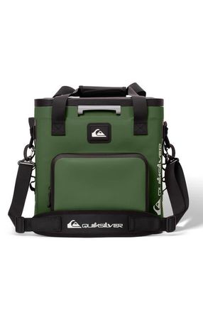 Quiksilver Coastal 20L Multi-Layer Insulated Zipperless Box Cooler with Bottle Opener in Trekking Green at Nordstrom