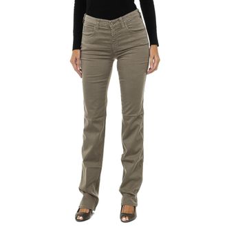 Armani Womens Long pants Jeans - Beige Lyocell - Size 31 (Waist)