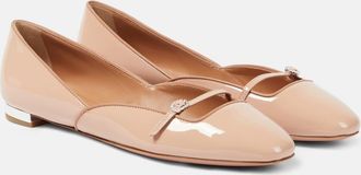 Aquazzura Soul Sister patent leather ballet flats